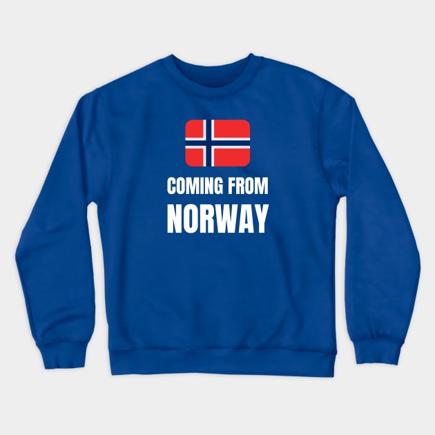 Coming from Norway Crewneck Sweatshirt by InspiredCreative